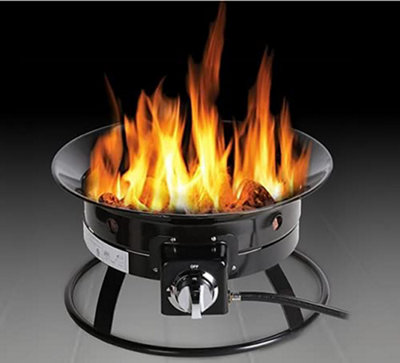 KAV Outdoor Gas Fire Pit Bowl - Portable LPG Patio Heater