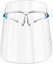 KAV PACK OF 12 Full Face Protector Shield Visor with Glasses Frame Light Weight Splash Shield