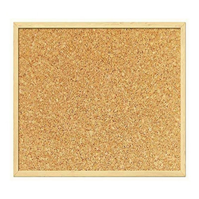 KAV - Pin Office Noticeboard Notice Cork Wooden Frame Perfect for Office, School, Bedroom & Home (600 x 900)