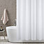 KAV Polyester Fabric Shower Mould and Mildew Resistant Curtain- 240x180cm with Metal Button Hole Bathroom Accessories