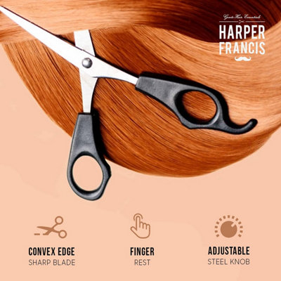 KAV Professional Barber Set of Scissors and Hair Comb for Hairdressing ...