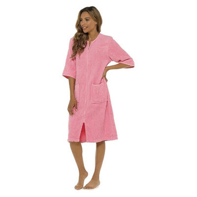 m and s towelling bathrobe