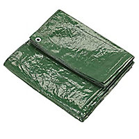 KAV Tarpaulin Tarp Sheet Protect Objects from Damage Tarp Comes Green Colour 4.80 x 6 METERS