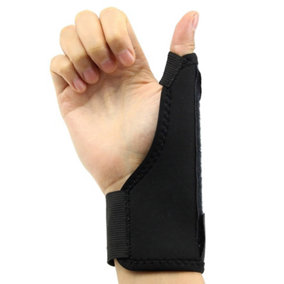 KAV Thumb Wrist Brace Support Splint-Ideal for Carpal Tunnel, Scaphoid Sprain, Fractures, Adjustable, Fits Left or Right Hand