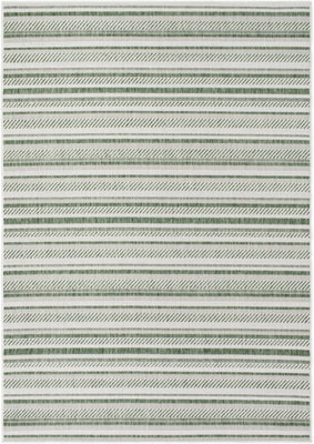 KAVITA In- & Outdoor Global Moss Green Area Rug 130 x 180 cm