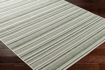 KAVITA In- & Outdoor Global Moss Green Area Rug 130 x 180 cm