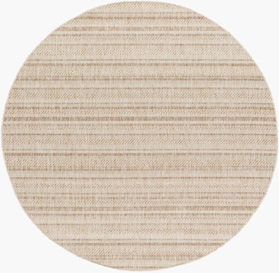KAVITA Round In- & Outdoor Global Brown Area Rug 160 x 160 cm