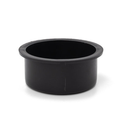 Kayflow 110mm Soil (S20) - End Cap/Plug, Black