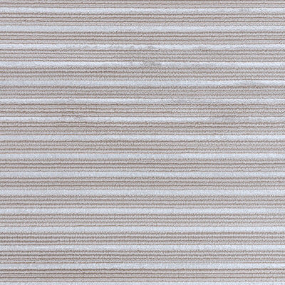 KAYSA Scandi Modern Beige/White Striped Area Rug 160 x 220 cm