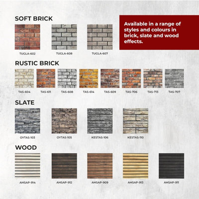 KB Panels 3D Wall Panels - Brick Effect, Lightweight EPS, Easy Install ...