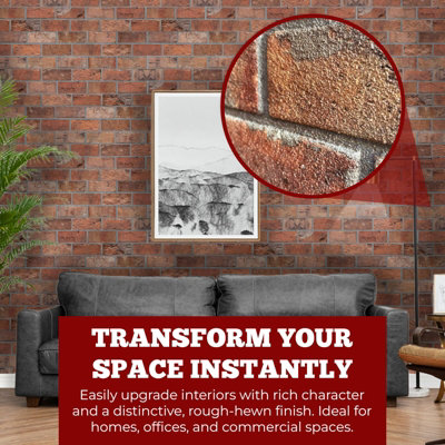 KB Panels 3D Wall Panels - Brick Effect, Lightweight EPS, Easy Install ...