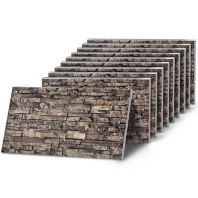 KB Panels 3D Wall Panels - Slate Effect, Lightweight EPS, Easy Install ...