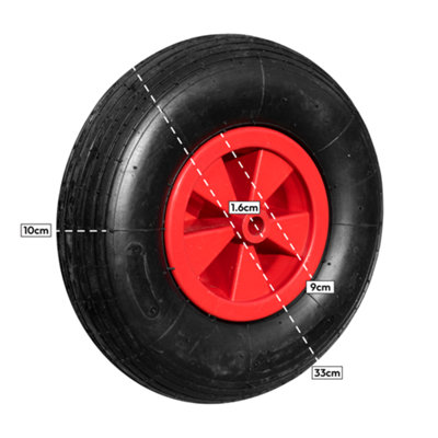 KCT 13 inch Spare Replacement Wheelbarrow Pneumatic Wheel