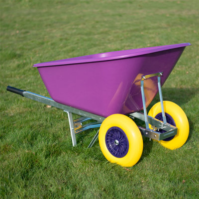 200 l twin deals wheelbarrow