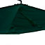 KCT 3.5M Large Green Garden Parasol with Adjustable Crank with Cover