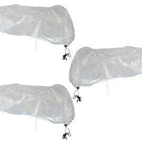 KCT 3 Pack PE Grow Tunnel Allotment Greenhouse