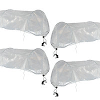 KCT 4 Pack PE Grow Tunnel Allotment Greenhouse