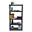 KCT 5 Shelf Storage Unit 180X90X40- Black