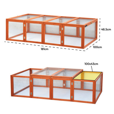 KCT 6ft Folding Pet Run for Small Animal Large Foldable Outdoor ...