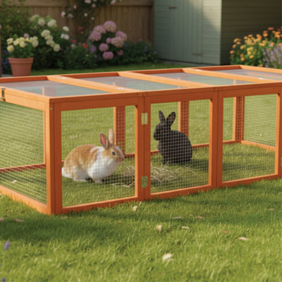 KCT 6ft Folding Pet Run for Small Animal Large Foldable Outdoor ...