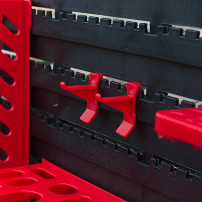 KCT 72pc Garage Wall Mount Tool Organiser Set with Storage Bins