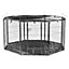 KCT 8 Side Heavy Duty Extra Large Pet Dog Play Pen with Base and Cover