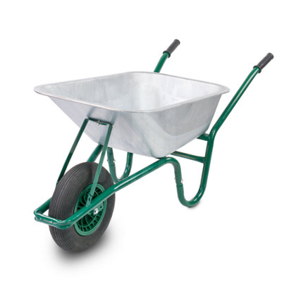 KCT 85 Litre Garden Steel Wheelbarrow with Pneumatic Tyre