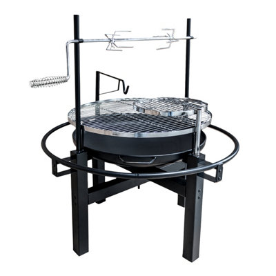 KCT BBQ Grill with Rotisserie Fire Pit