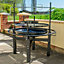 KCT BBQ Grill with Rotisserie Fire Pit