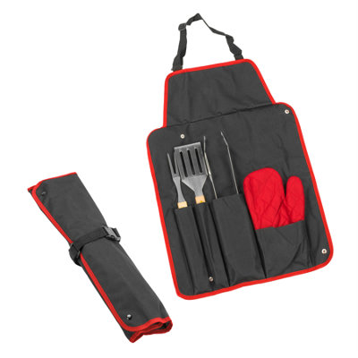 KCT BBQ Tool Set - Tools and Apron