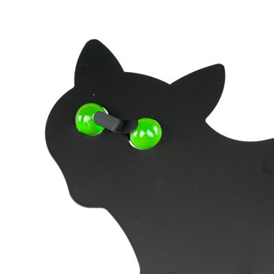 KCT Black Metal Cat Scarer Garden Pest Control with Reflective Eyes Rodent Repellent 3 Pack