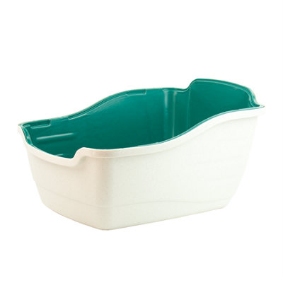 KCT Enclosed Hooded Large Cat Litter Box/Tray/Pet Loo - Green