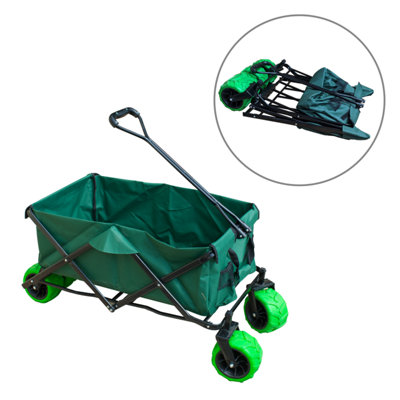 KCT Folding Garden Trailer with Liner/Bag