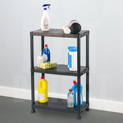 KCT Garage Shelving 3 Tier Plastic Storage Unit