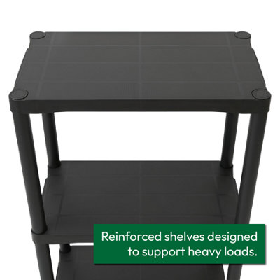 KCT Garage Shelving 3 Tier Plastic Storage Unit