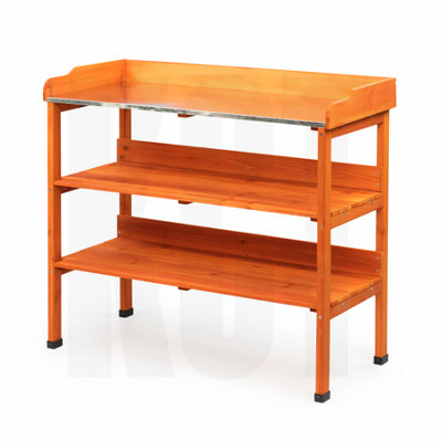 KCT Garden 3 Tier Potting Bench Table DIY at B Q