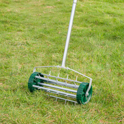 KCT Garden Spike Roller Lawn Aerator Gardening Tool