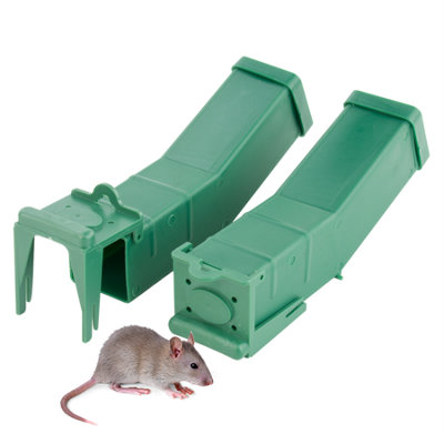 Home and Country USA Humane No Kill Mouse Trap, Live Catch and Release,  Child and Pet Safe. for Small Mice- 2 pack 