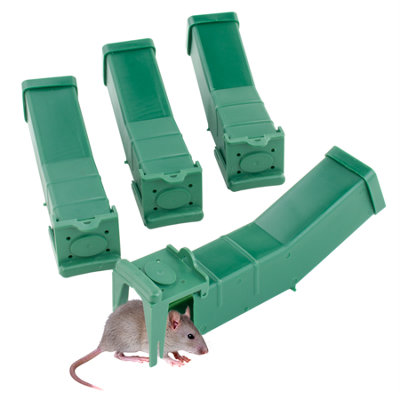 Humane Mouse Traps Catch and Release That Work - Mouse Traps No Kill - Live Mouse  Traps - Reusable Mouse Traps for House,Garage,Outside,Small Mice,Multiple  Mice - 2 Pack 
