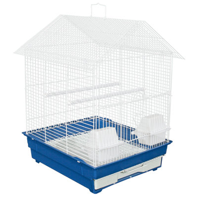 KCT Indoor Bird Cage Lima Plus Exotic Portable Small - Blue