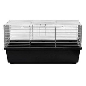 KCT Indoor Cage Rabbit Small 60cm Single Level Dark Grey Pet Bunny Run Animal Travel House