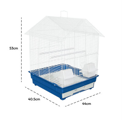 KCT Lima Plus Exotic Portable Bird Small Cage - Blue