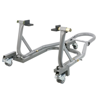 KCT Motorcycle Rear Stand Dolly Adjustable Heavy-Duty Carbon Steel Paddock Stand