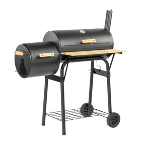 KCT Outdoor BBQ Smoker Barrel Style