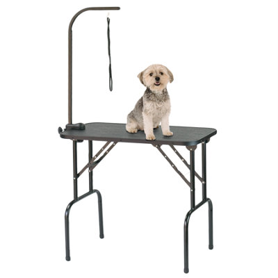 Grooming arm for outlet small dogs