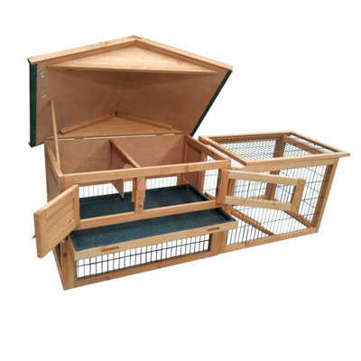 KCT Rabbit Hutch Cage Verona 5Ft Pet With Run Cover