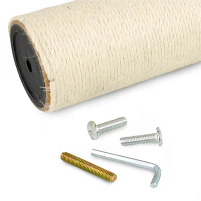 KCT REPLACEMENT NATURAL SISAL POST CAT KITTEN SCRATCH TREE SCRATCHING ...
