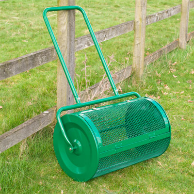 Lawn top dressing roller discount