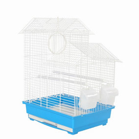 KCT Santiago Small Exotic Portable Bird Cage - Blue