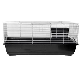 KCT Small Indoor Pet Cage 100cm Single Level Dark Grey Bunny Run Animal Rabbit House